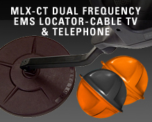 MLX-CT Dual Frequency EMS Locator-Cable Tv & Telephone